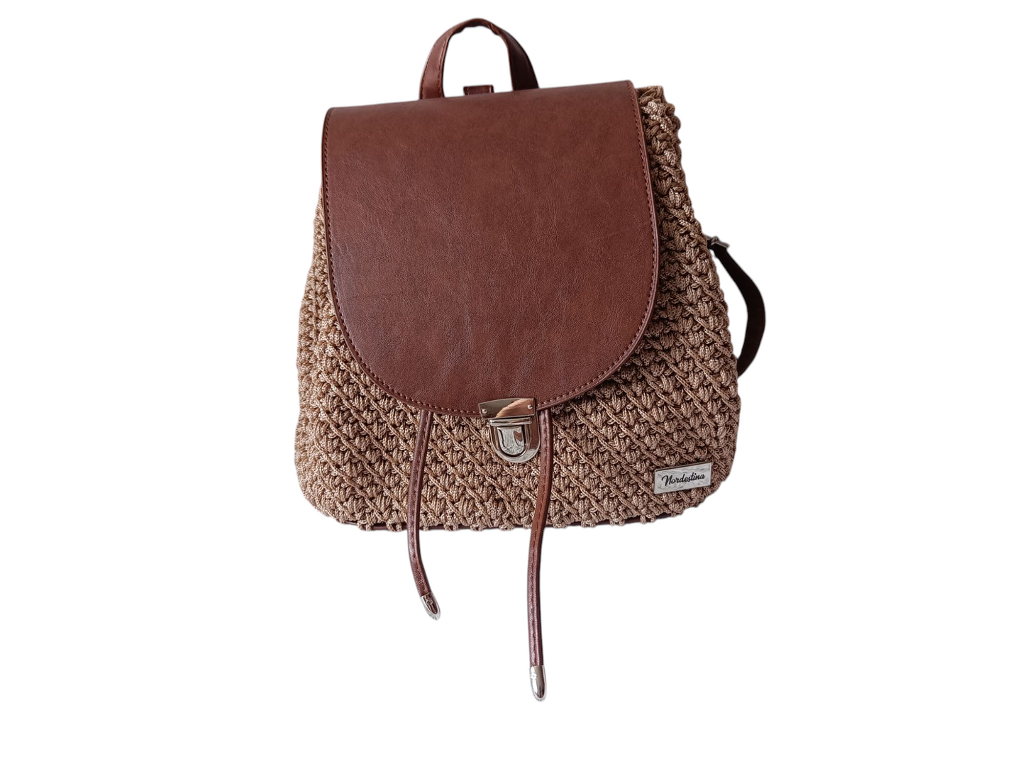 Mochila de Crochet Hecha a Mano – Estilo Artesanal y Sostenible