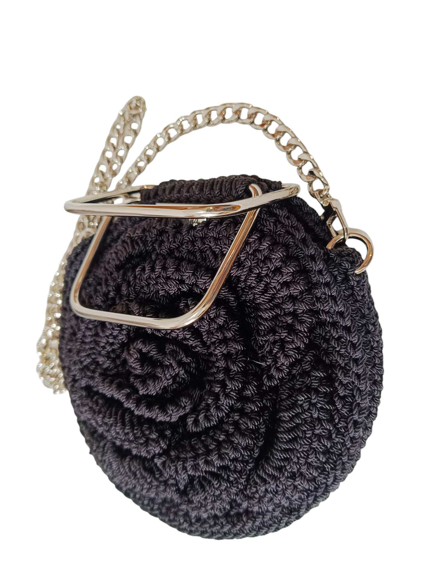 Bolso Flor Negro