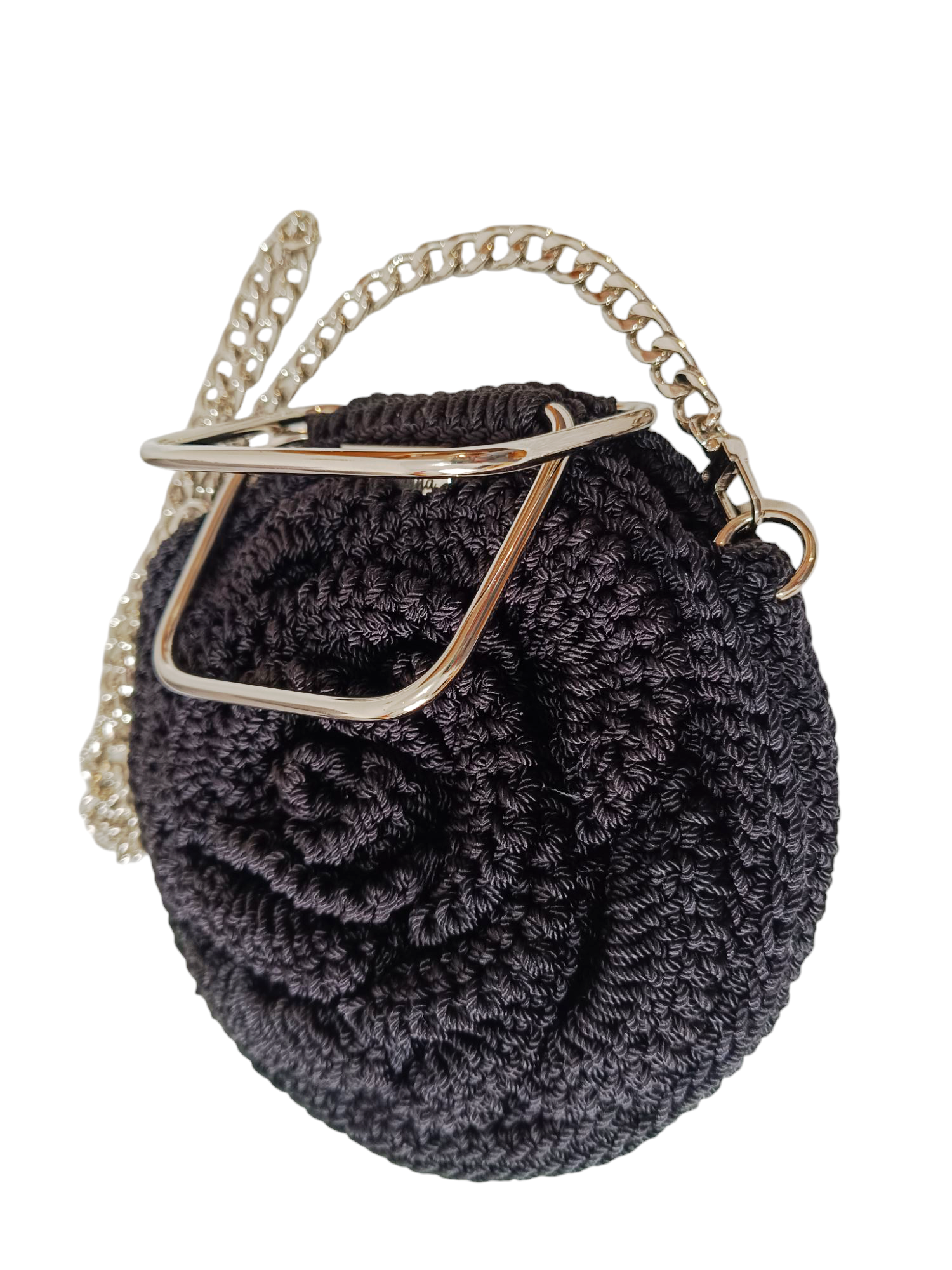 Bolso Flor Negro