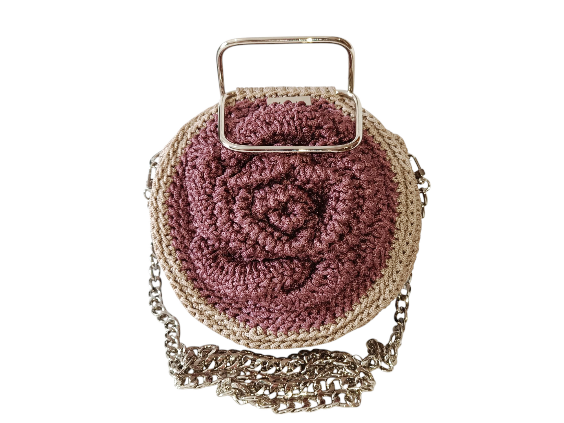 Bolso de Crochet morado