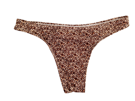 Braguita Ana estilo brasileño – Bikini tanga M estampado animal print
